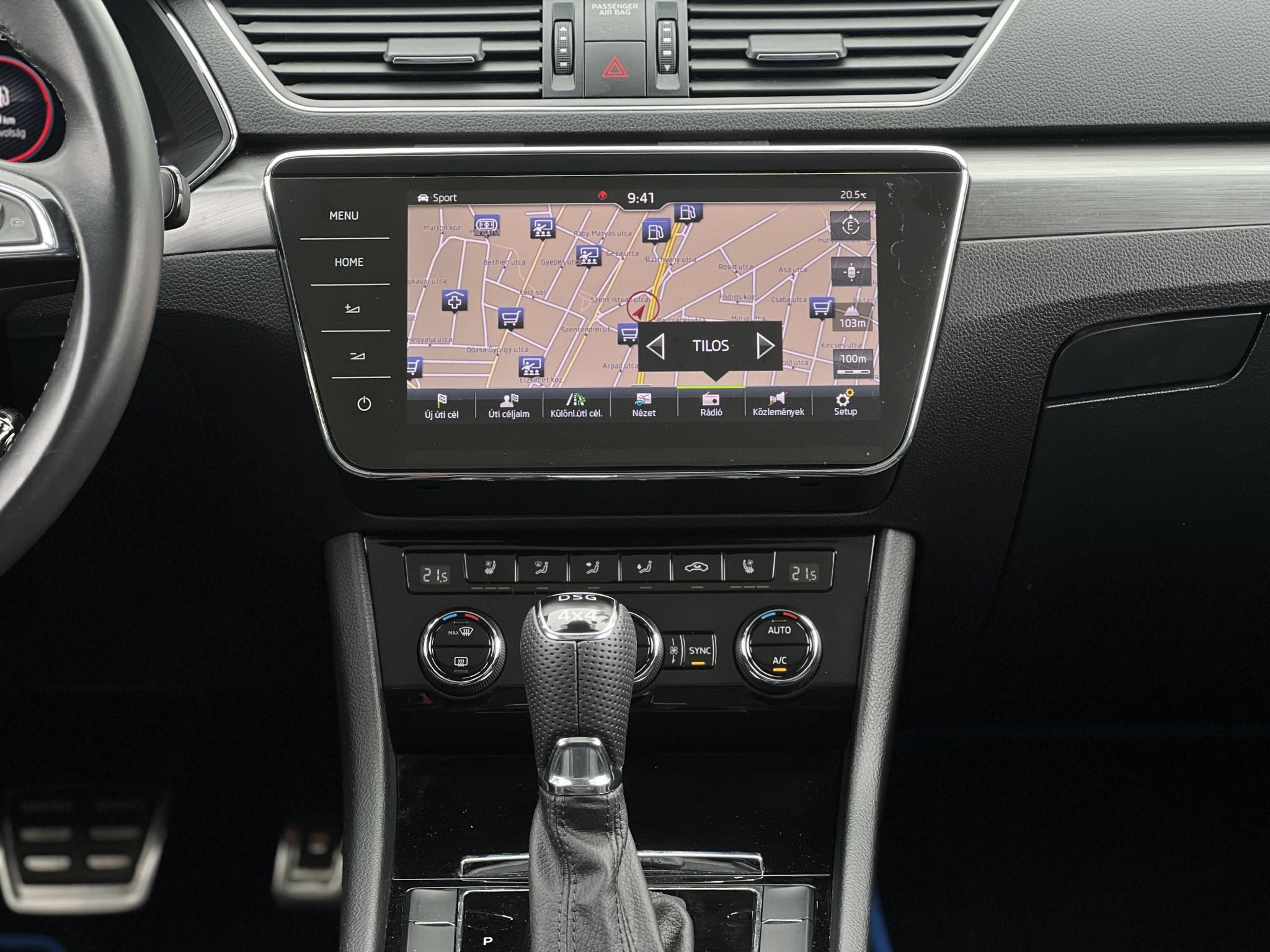 SKODA SUPERB Combi 2.0 TDI SCR Style 4x4 DSG 158e km. M.o.-i. panorámatető. üléshűtés. virtual cockpit. CARPLAY!