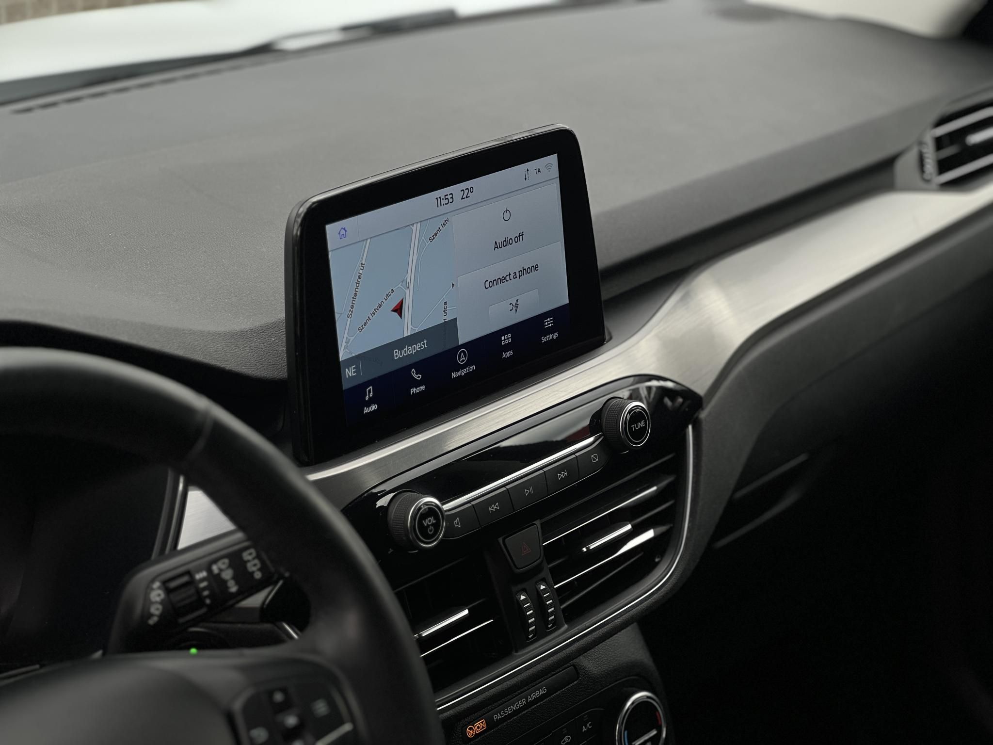 FORD KUGA 2.5 FHEV Freedom CVT 120e km. LED fényszórók. kamera. keyless. sávtartó. navi. CARPLAY!