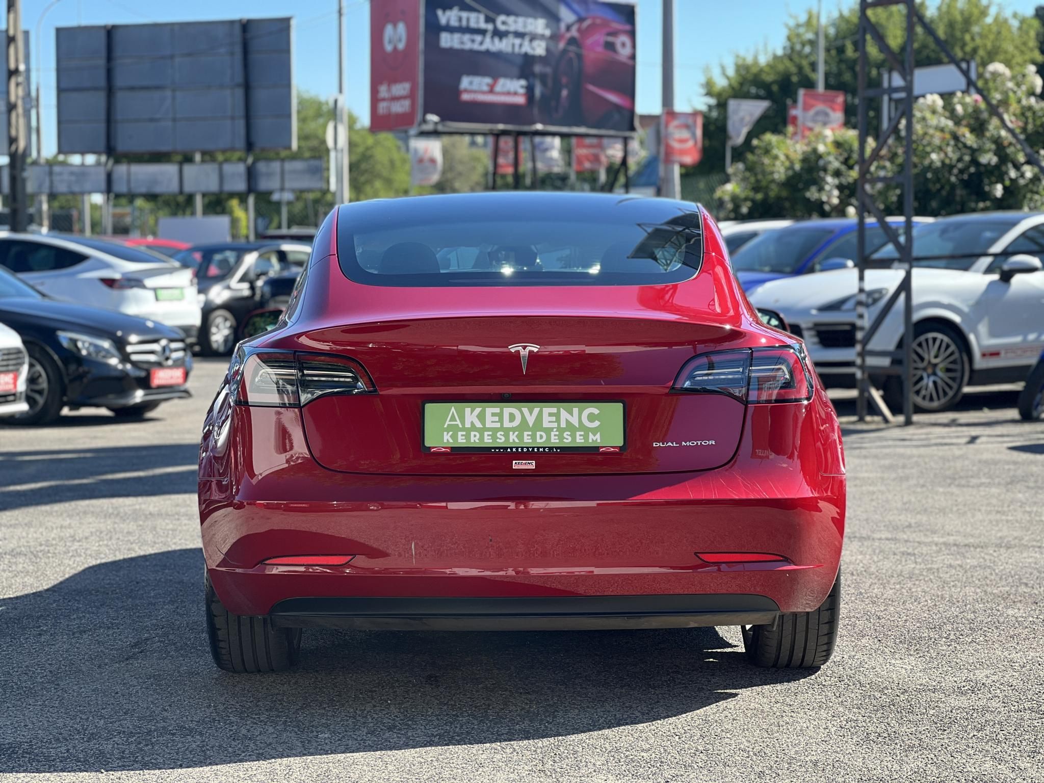 TESLA MODEL 3 Long Range AWD (Automata) 79e km. mátrix LED. hőszivattyú. AMD Ryzen. garanciális!