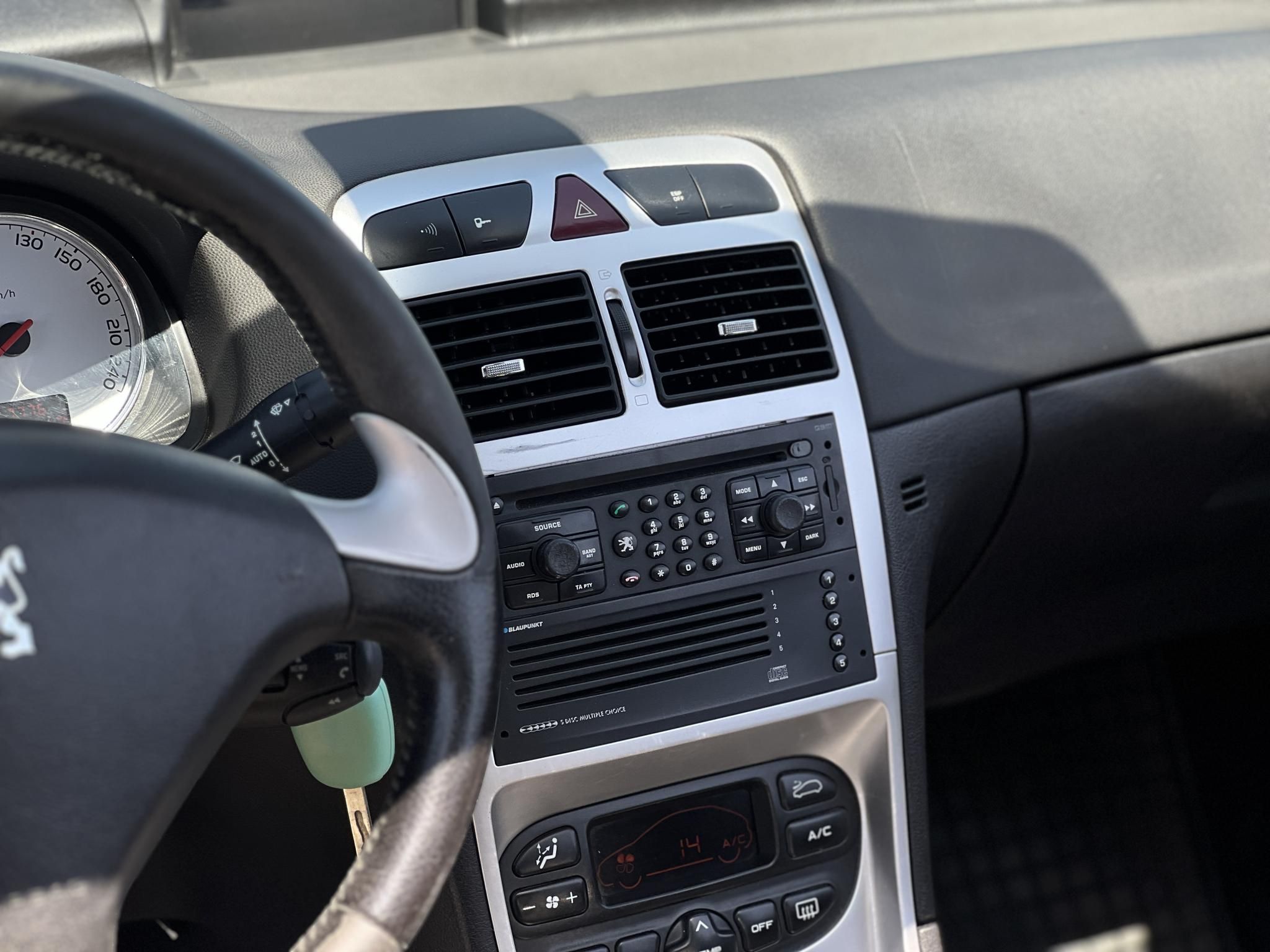 PEUGEOT 307 CC 2.0 Standard Klíma Tempomat Bluetooth Vezérlés cserélve LEGJOBB ÁRON!
