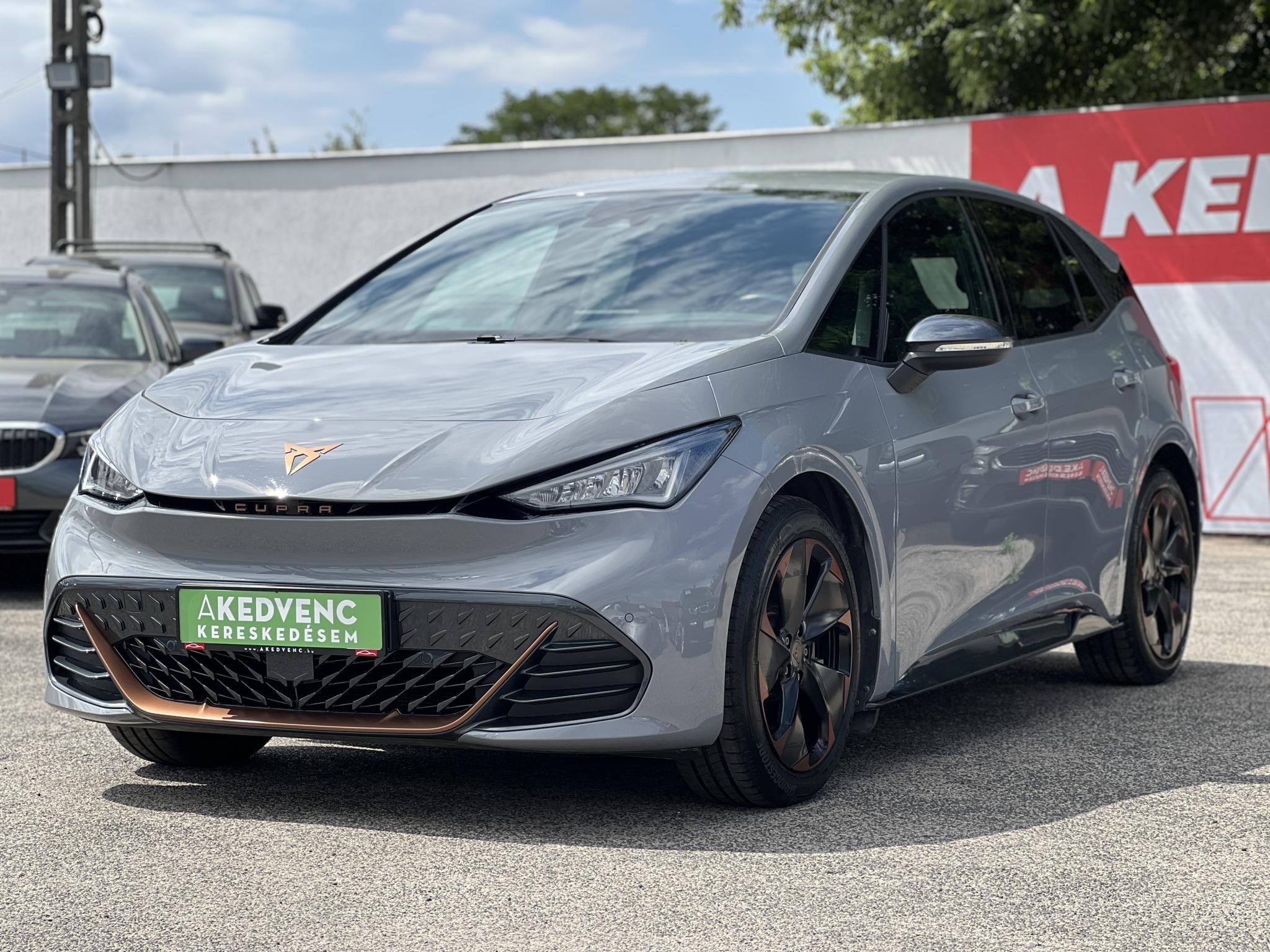 CUPRA BORN eBoost 77 kWh A legjobb konfig. 550km hatótáv. VAPOR GREY!