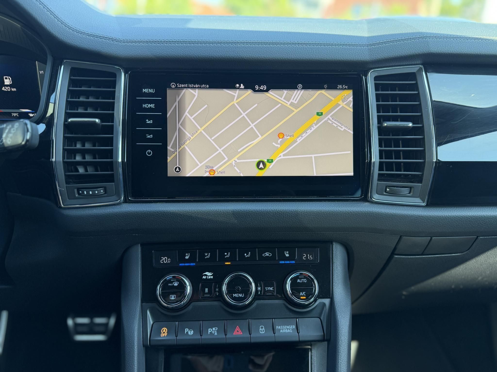SKODA KODIAQ 2.0 TDI SCR L&K DSG 128e km. LED fényszórók. memória. vonóhorog. 360 kamera. CANTON hifi!