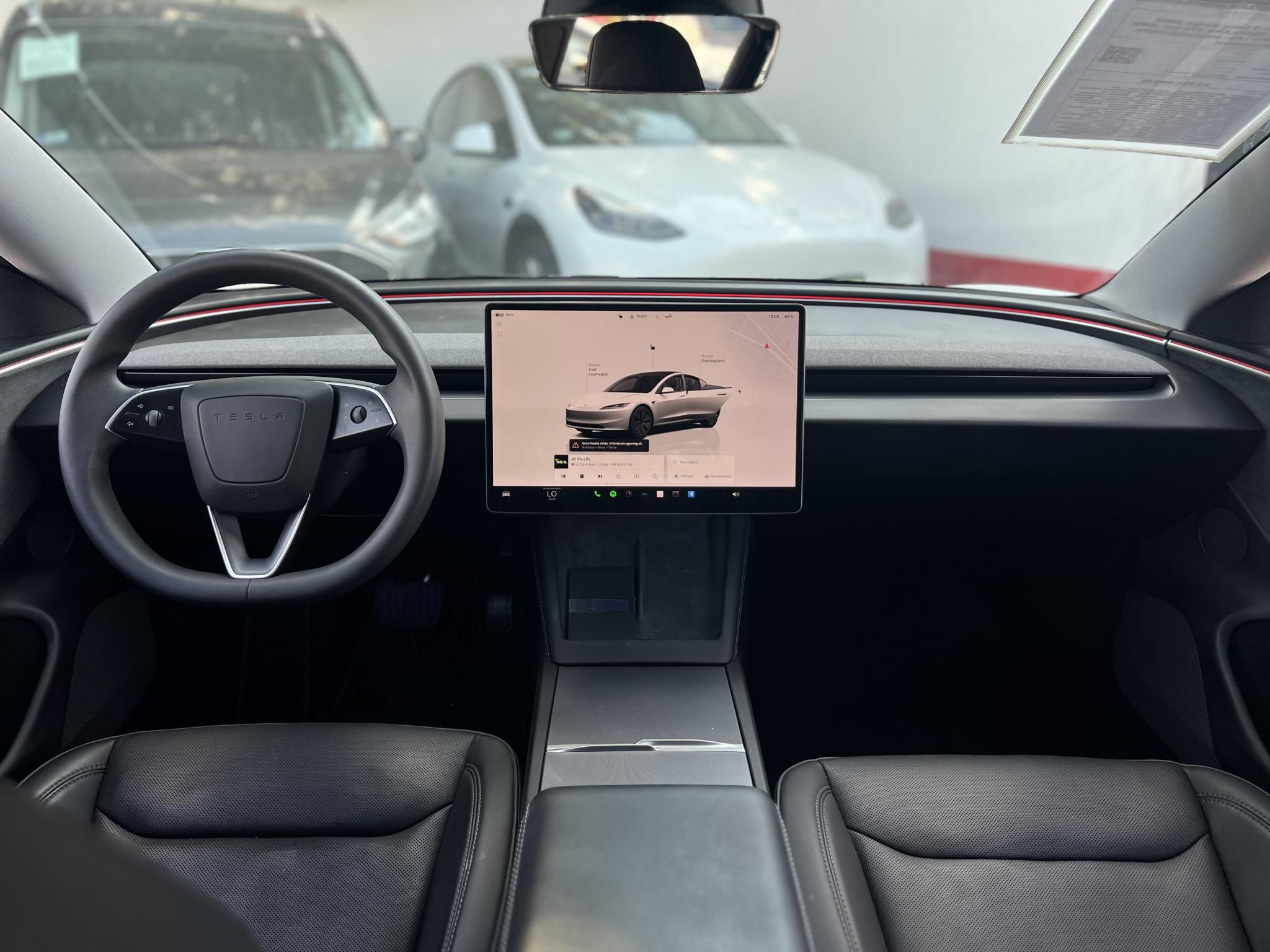 TESLA MODEL 3 Long Range AWD (Automata) HIGHLAND 67e km. AMD Ryzen. mátrix LED. ülésszellőztetés. 2032-ig garanciális!