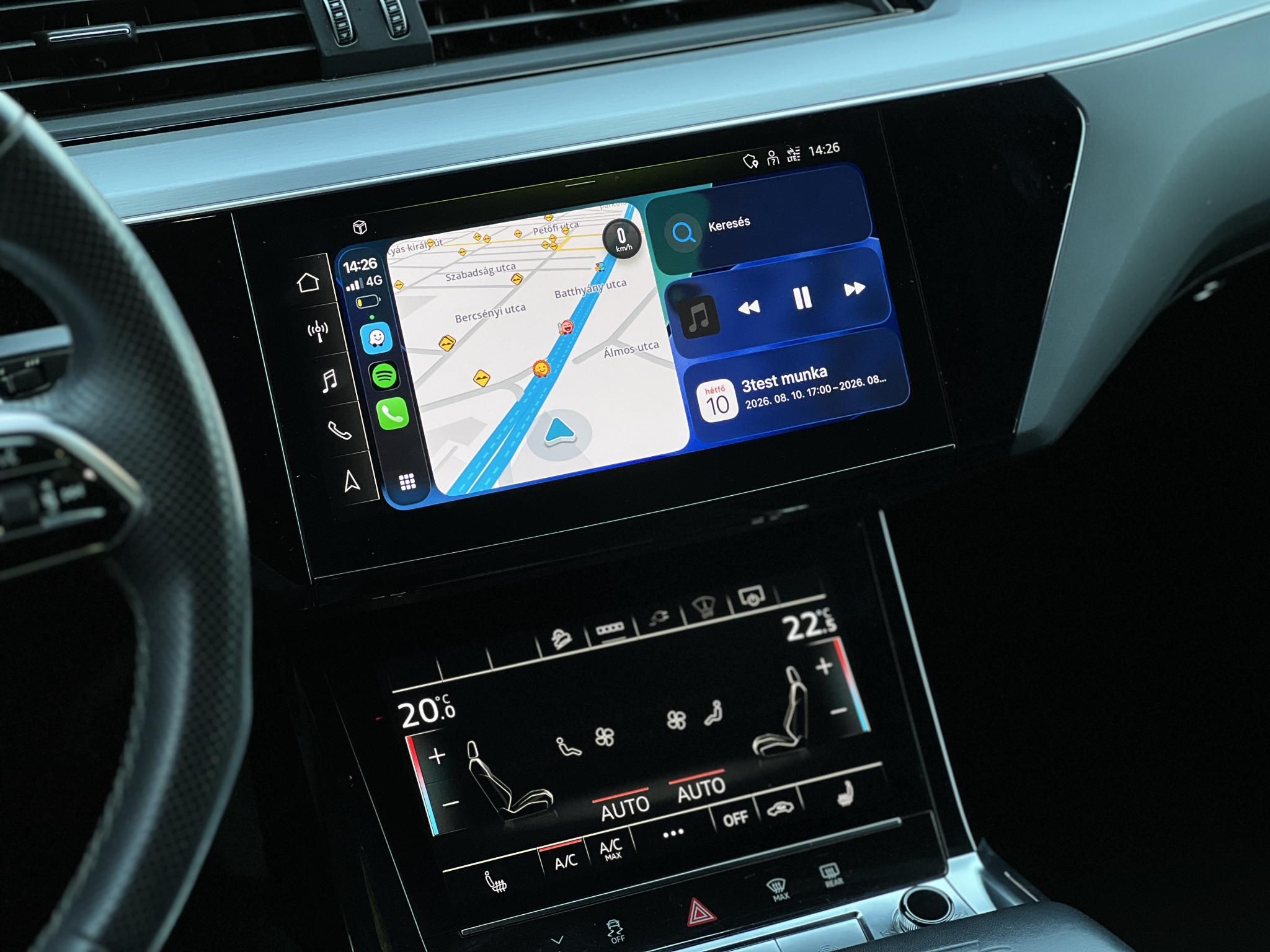 AUDI E-TRON Sportback 60 S quattro (Automata) 55e km. LED. panoráma tető. memória. CARPLAY. garanciális!