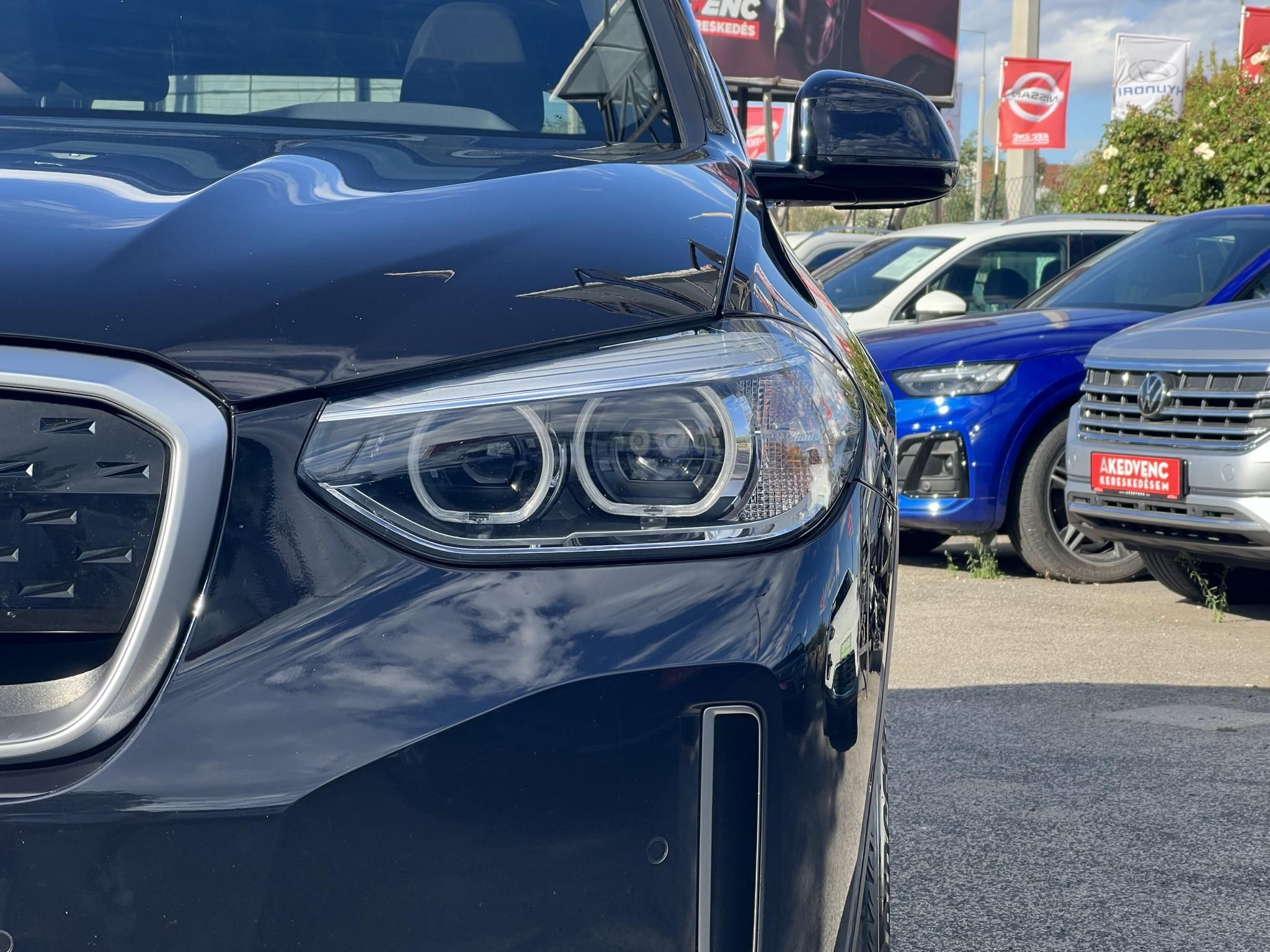 BMW IX3 73,9kWh Exkluzív konyak bőr Virtual Cockpit Panoráma tető Carplay!