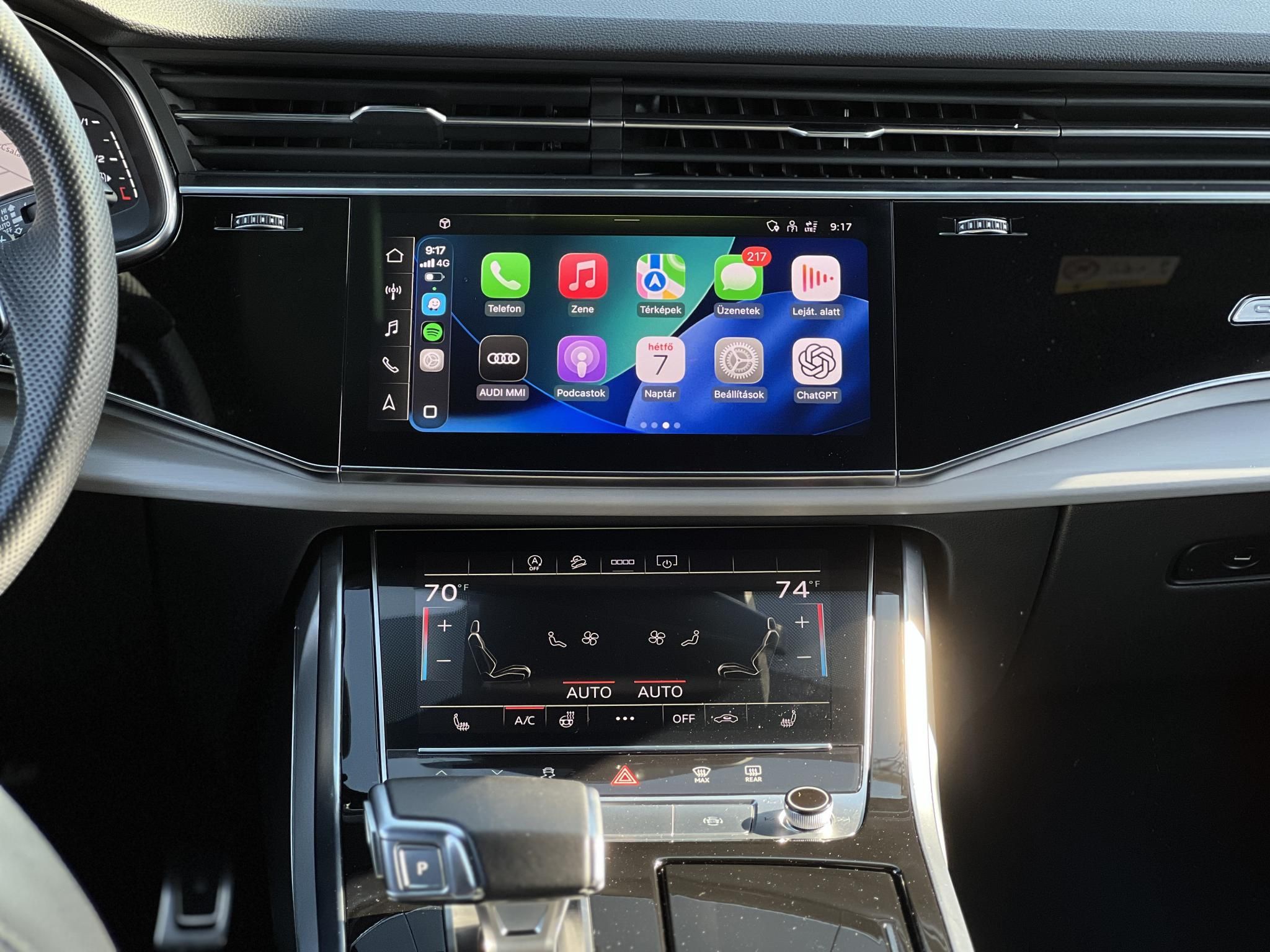 AUDI Q8 50 TDI quattro Tiptronic ic 77e km. M.o.-i. márkaszervizelt előélet. téli-nyári kerék szett!