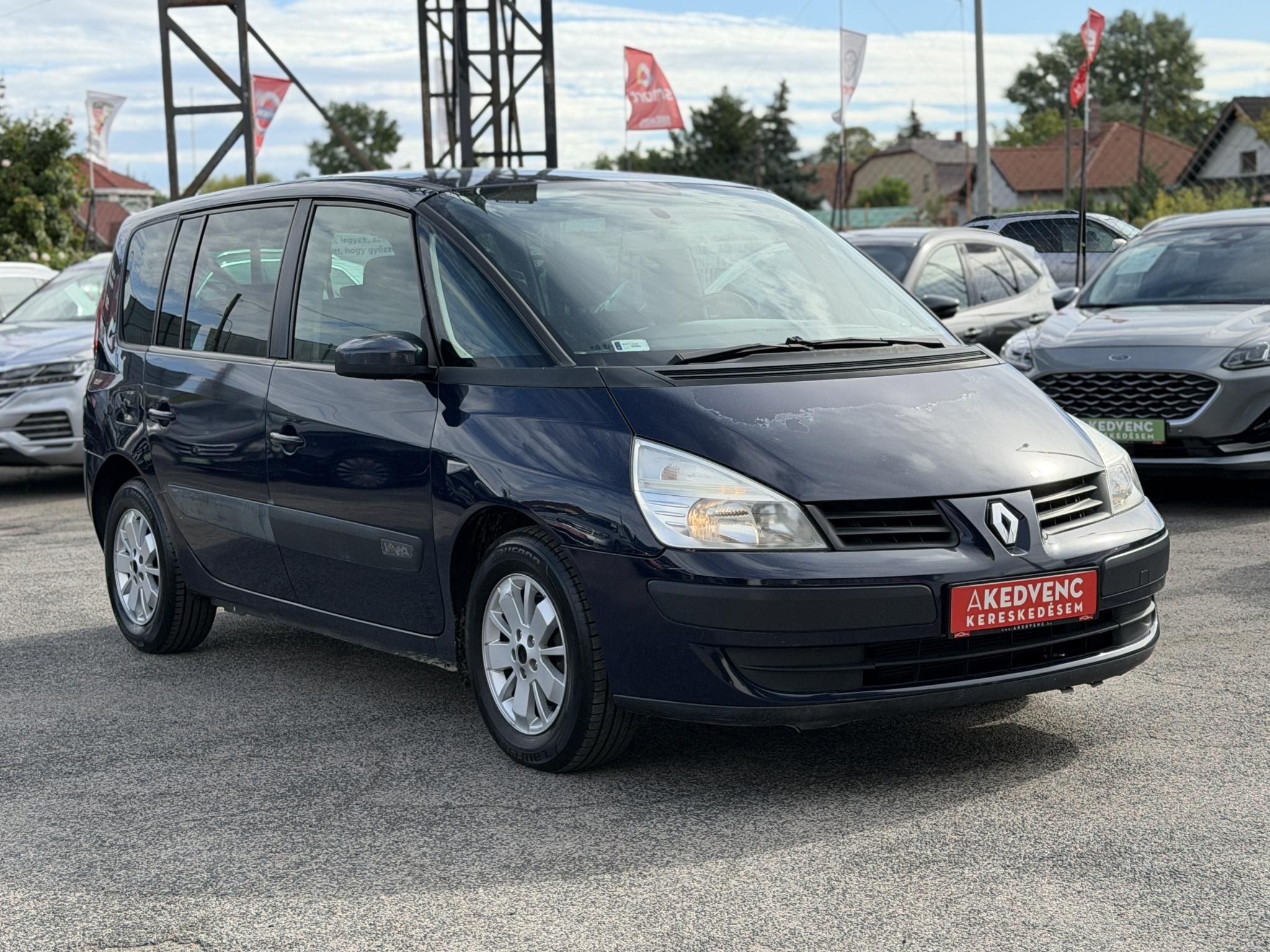 RENAULT ESPACE 1.9 dCi Authentique Magyarországi. klíma. vonóhorog. 1.5 év műszaki!